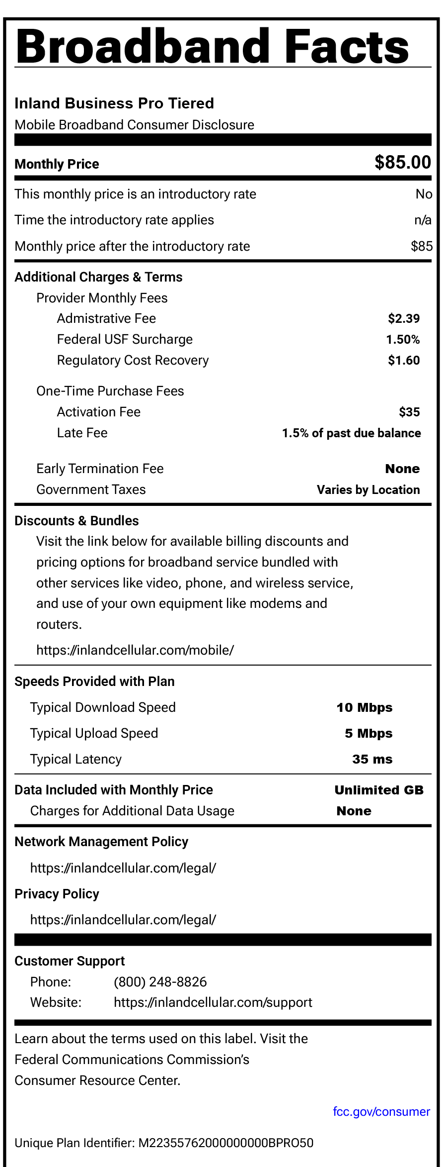 InlandBusinessProTiered