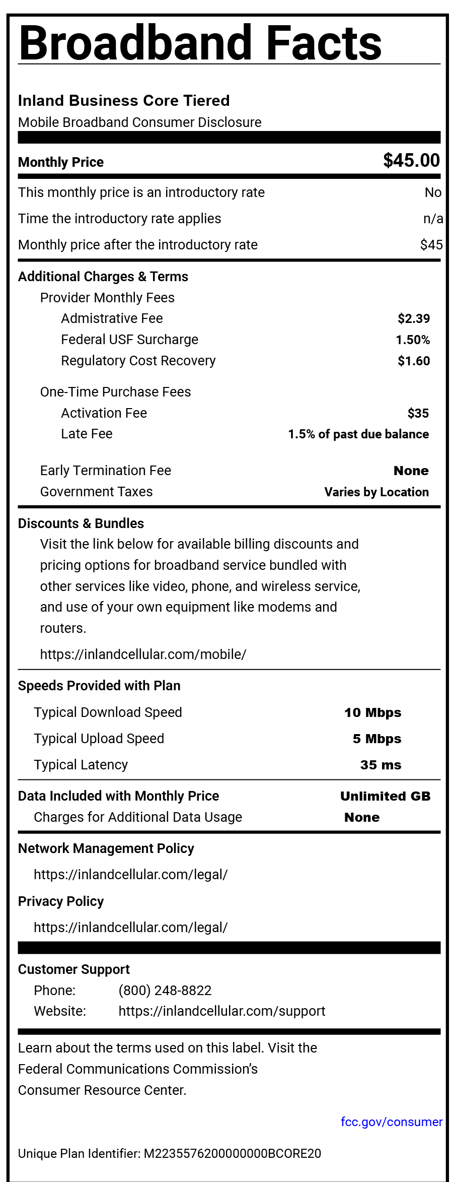InlandNewMobilePricingBroadbandLabels-BusinessCore